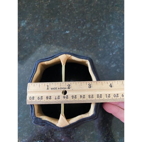 Chandelier Lamp Shades, Black, 4 Sided, Clip On (Qty. 4) - Picture 4 of 9